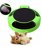 Компактна іграшка для котів з точилкою для кігтів Салатовий, фото 4