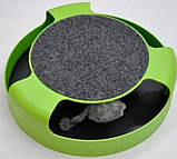 Компактна іграшка для котів з точилкою для кігтів Салатовий, фото 8