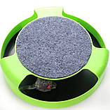 Компактна іграшка для котів з точилкою для кігтів Салатовий, фото 10