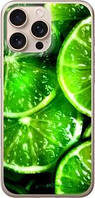 Чохол на iPhone 16 Pro Max Зелені часточки лимона "852u-3706-72104"