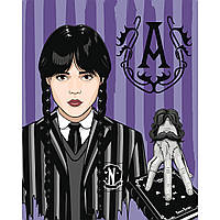 Картина по номерам ТМ SANTI Wednesday. Thing part of the family 40x50 см