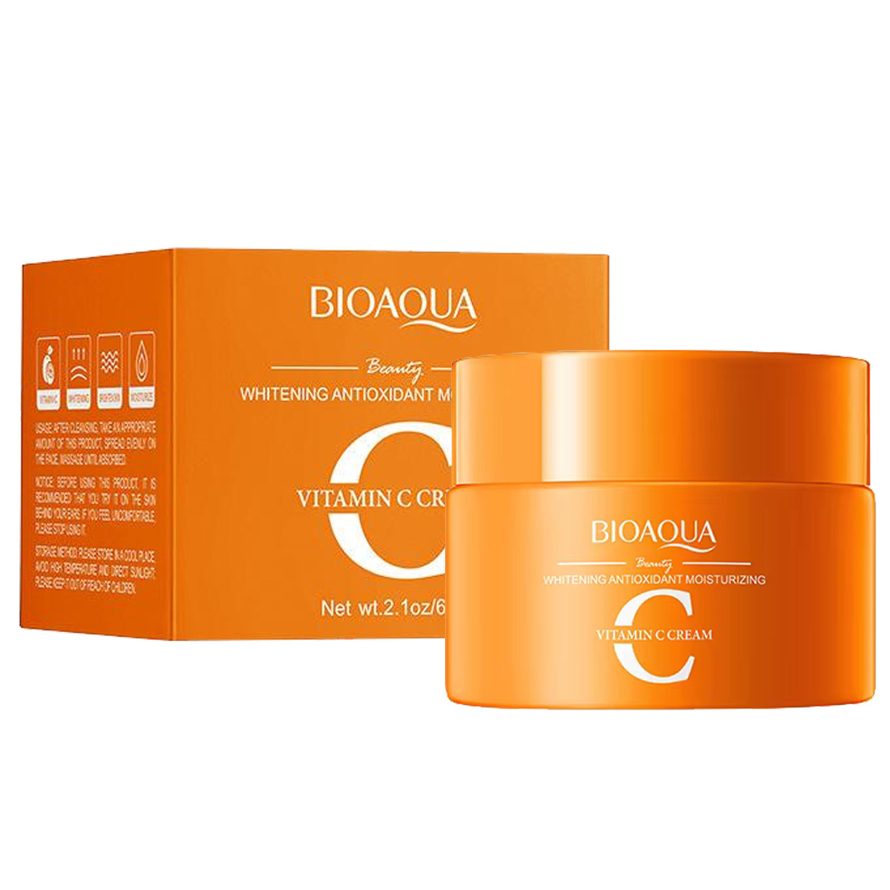 Крем для обличчя BIOAQUA Vitamin C з освітлюючим та антиоксидантним ефектом 60 г