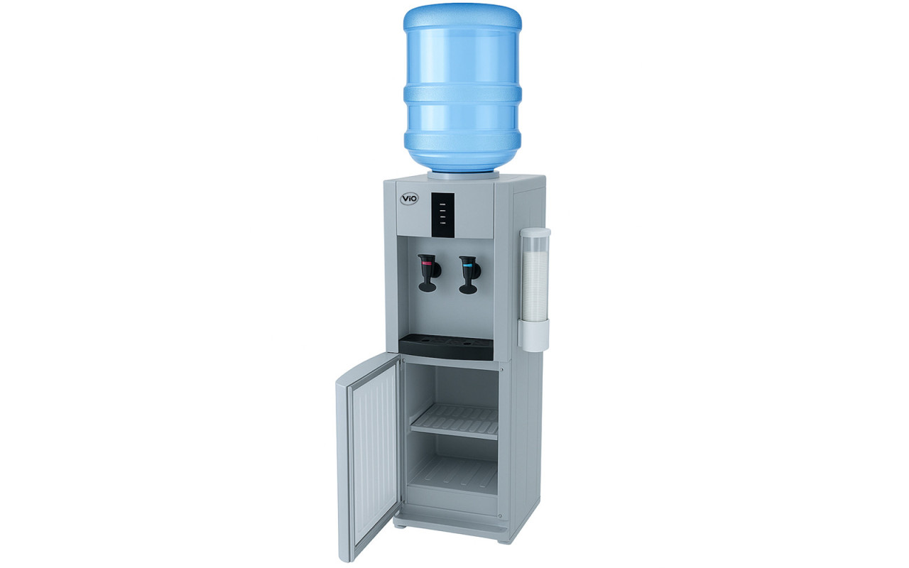 Кулер для води ViO Х172-FСF з компресорним охолодженням і холодильником, підлоговий, фото 1