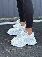 Модные текстильные кроссовки для девушек, женские белые массивные кроссовки, женские легкие стильные кроссовки