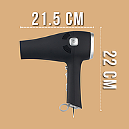 Фен 2000W з дифузором та концентратором Domotec MS-402B, фото 9