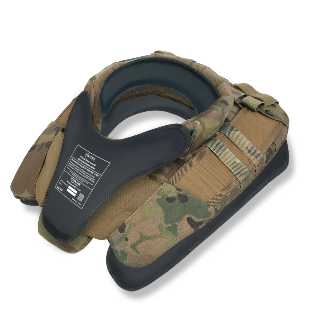 Захист шиї mod. 1 Kiborg з балістичним пакетом Militex Multicam, фото 1