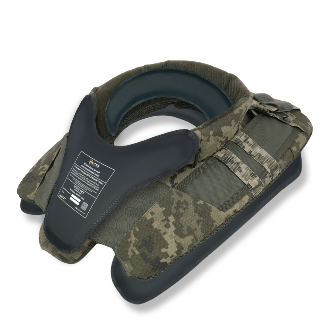 Захист шиї mod. 1 Kiborg з балістичним пакетом Militex Pixel, фото 1