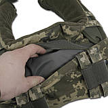 Захист шиї mod. 1 Kiborg з балістичним пакетом Militex Pixel, фото 10