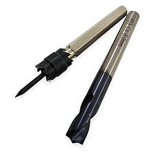 Набір свердел для висвердлювання точкового зварювання (2 шт.: корончате + спіральне HSS-Co 8 мм)