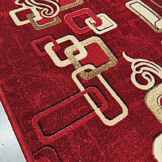 Бюджетна килимова доріжка ширина 0.60м на повстяній основі Ланцюжок, фото 3