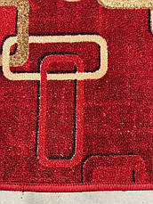 Бюджетна килимова доріжка ширина 0.60м на повстяній основі Ланцюжок, фото 5