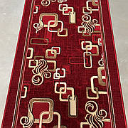 Бюджетна килимова доріжка ширина 1м на повстяній основі Ланцюжок