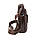 Сумка чоловіча за шкіри маленька Tiding Bag 8718C коричнева, фото 3