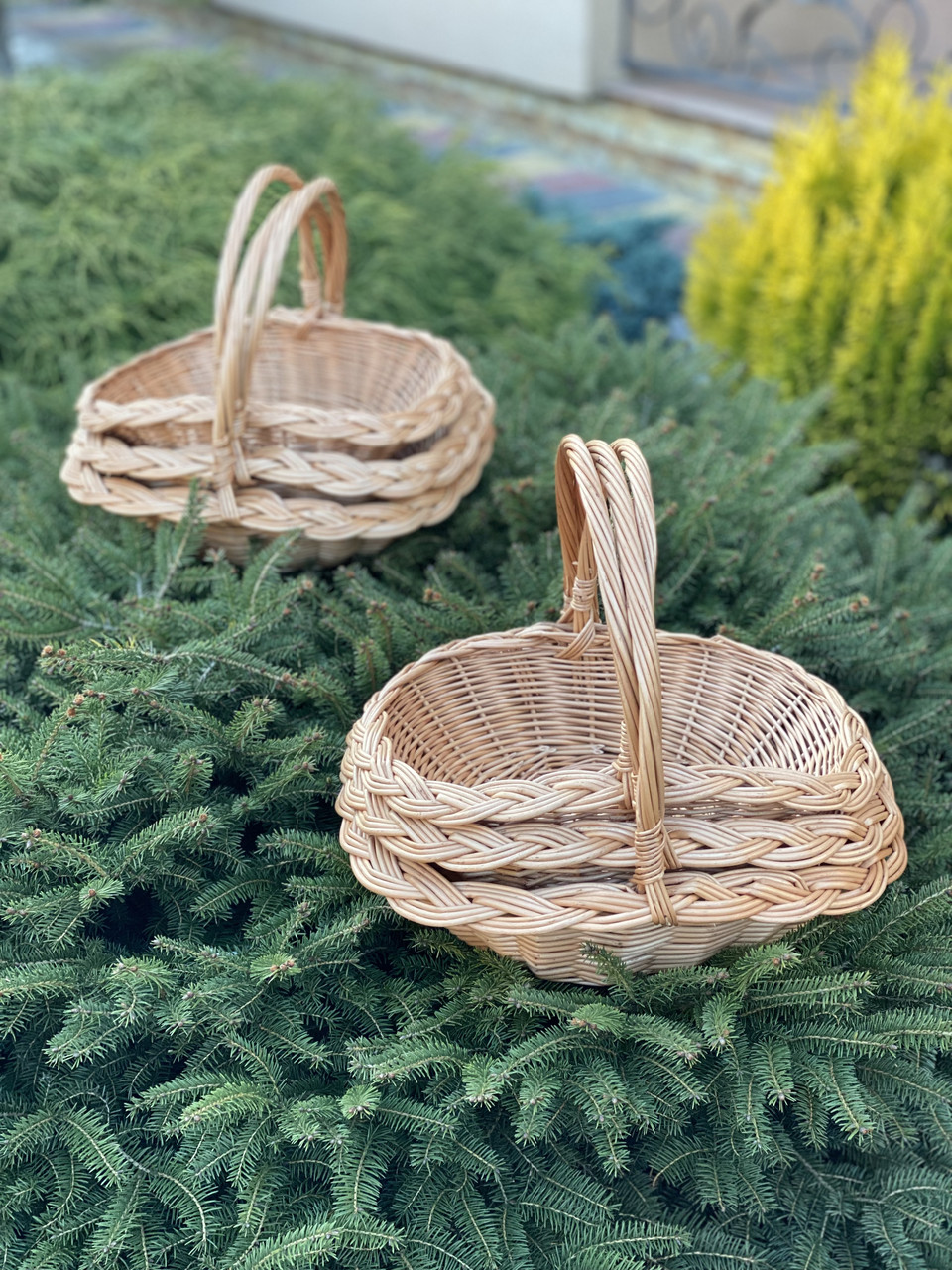 Набір плетених кошиків «Романтик" Арт:1039, фото 1