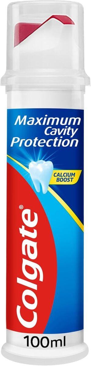 Зубна паста Colgate Maximum Cavity Protection (100мл.) з дозатором
