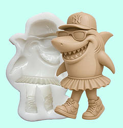 Ексклюзив! Силіконовий молд для шоколаду, зефіру та ін "Тралалеро Тралала"