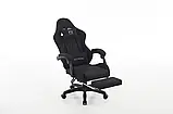 Комп'ютерне крісло з тканини з підставкою для ніг + 2 подушки EXTREME FX, фото 2