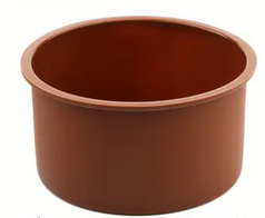 Силіконова форма кругла для випікання 10 см SAM-8977 коричневий, фото 1