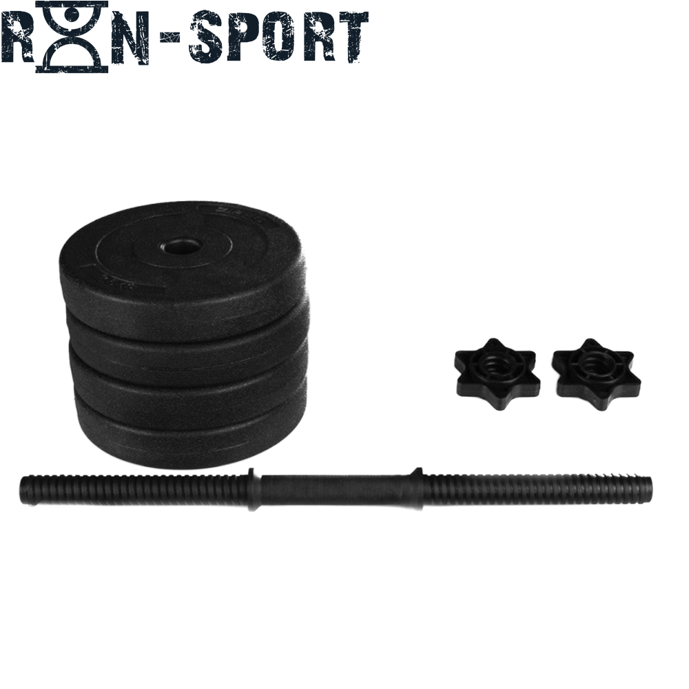 Гантель розбірна композитна домашня гантель пластикова для тренувань RN Sport Dumbbells ABS 6 кг