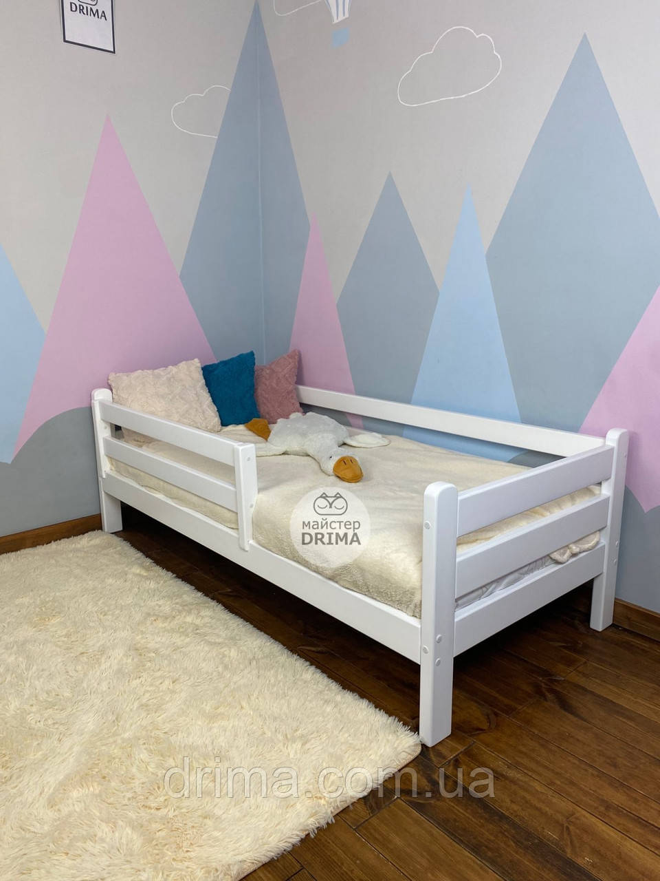 Ліжко дитяче з дерева EVEREST 80/160, фото 1