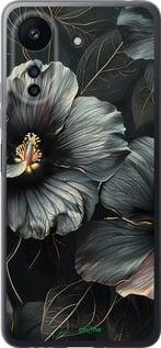 Чохол на Xiaomi Redmi 13C Чорні квіти "6031u-3410-72104", фото 1