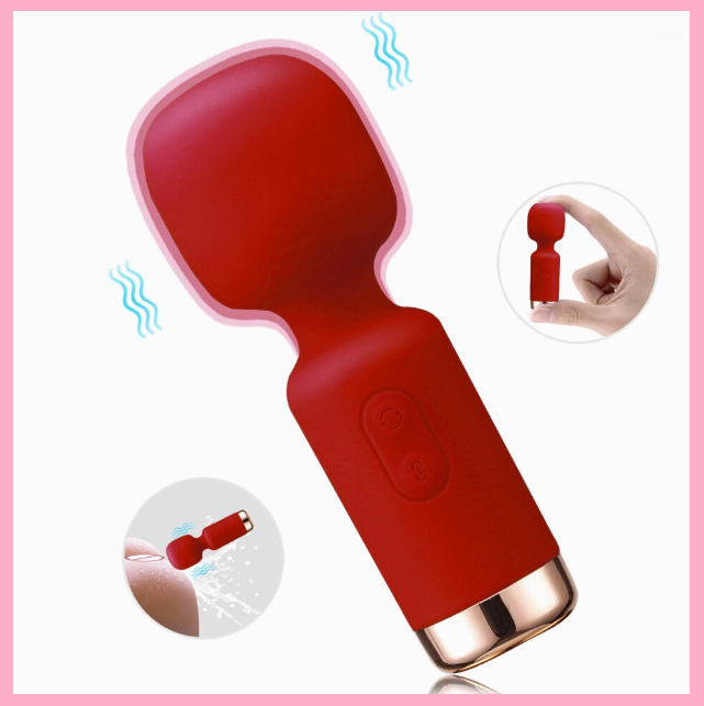 Міні вібратор у вигляді мікрофону, Кліторальний стимулятор, Силиконовий вібромасажер, Інтимні іграшки, фото 1