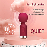 Міні вібратор у вигляді мікрофону, Кліторальний стимулятор, Силиконовий вібромасажер, Інтимні іграшки, фото 9