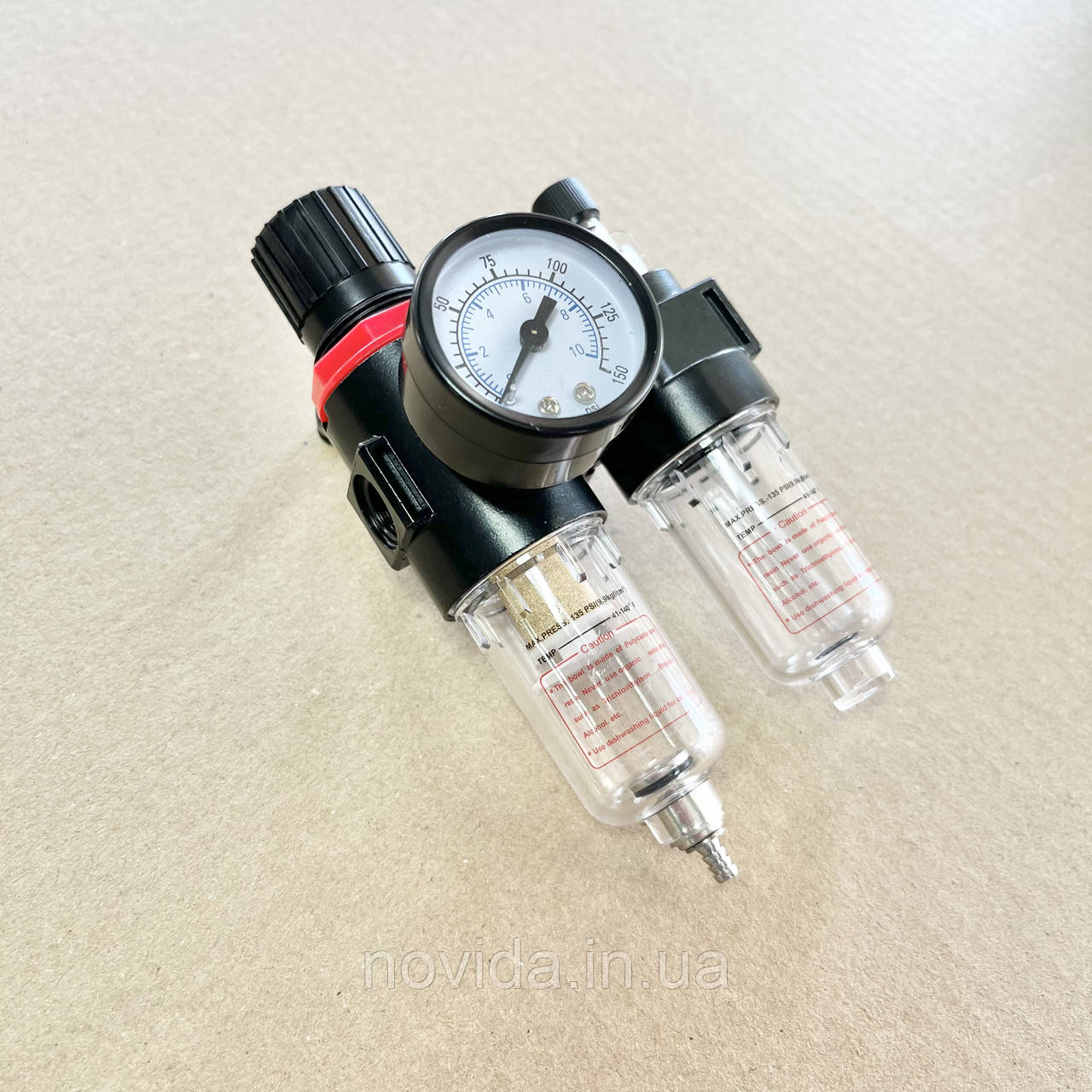 Блок підготовки повітря 1/4” INTERTOOL PT-1431