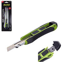 Alloid Pro. Ніж пластик/гума посилений із висувним сегментним. лезом SK5 18 мм (3 шт.)