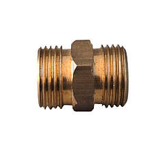 Перехідник латунний ліва різьба з 21.8 мм на 21.8мм