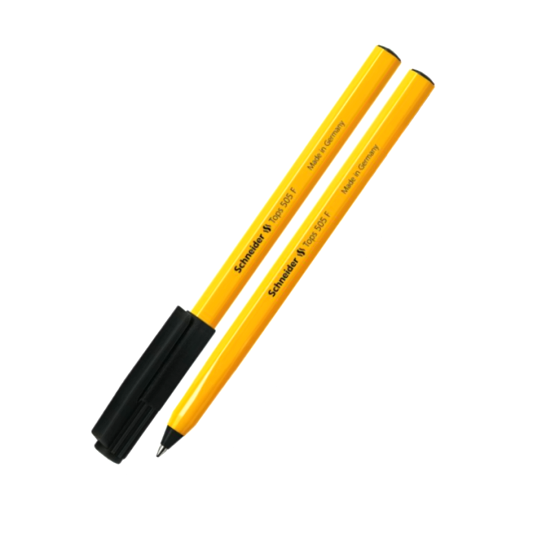 Ручка кулькова Schneider Tops 505F чорна S150501, фото 1