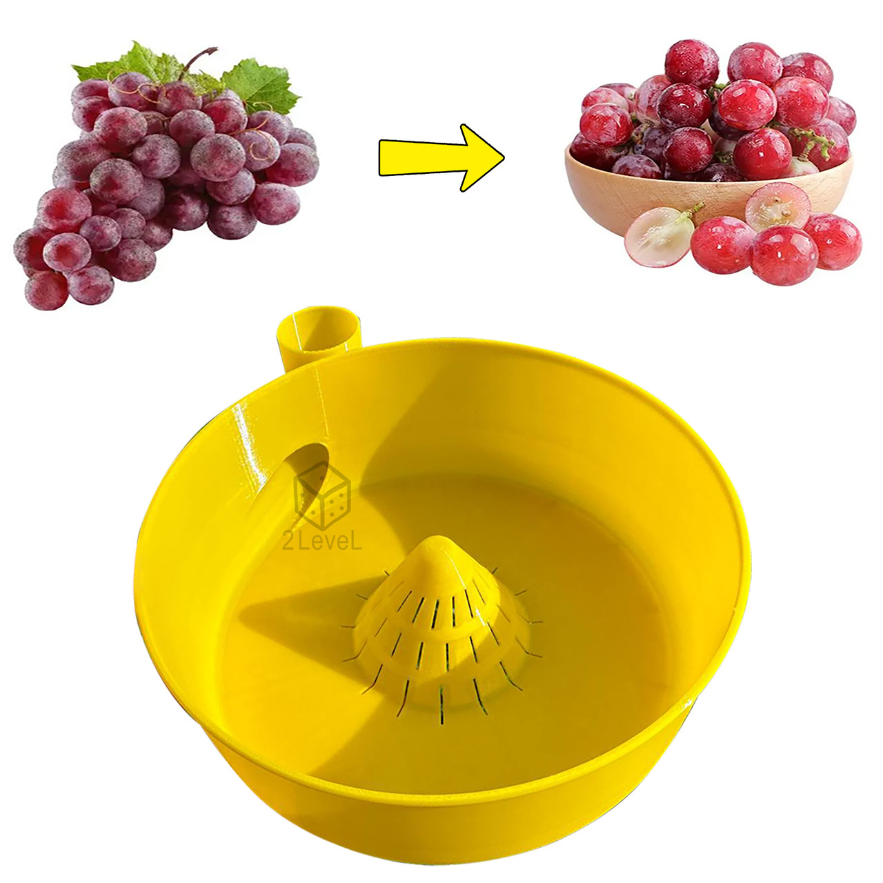 Вихрова мийка ягід Автомийка фруктів Чаша для миття фруктів Автоматична мийка для горіхів, фото 1