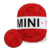 Плюшева пряжа Mini 15 г, Червоний No748