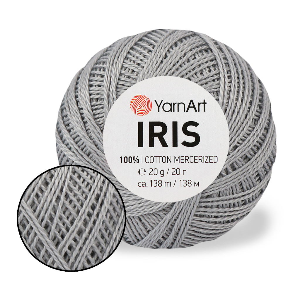 YarnArt IRIS, Світло-сірий №933, фото 1