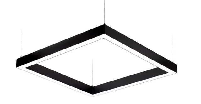 Подвесной алюминиевый LED светильник квадрат VELA Custom фото