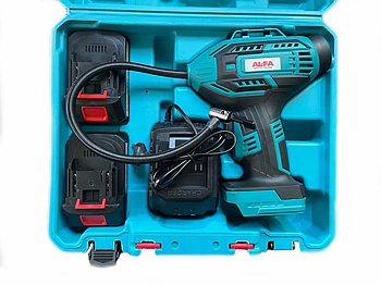 Акумуляторний компресор 21В AL-FA ALCAP-21V