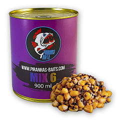 Зерновий мікс Piranhas Baits Mix 6 900ml
