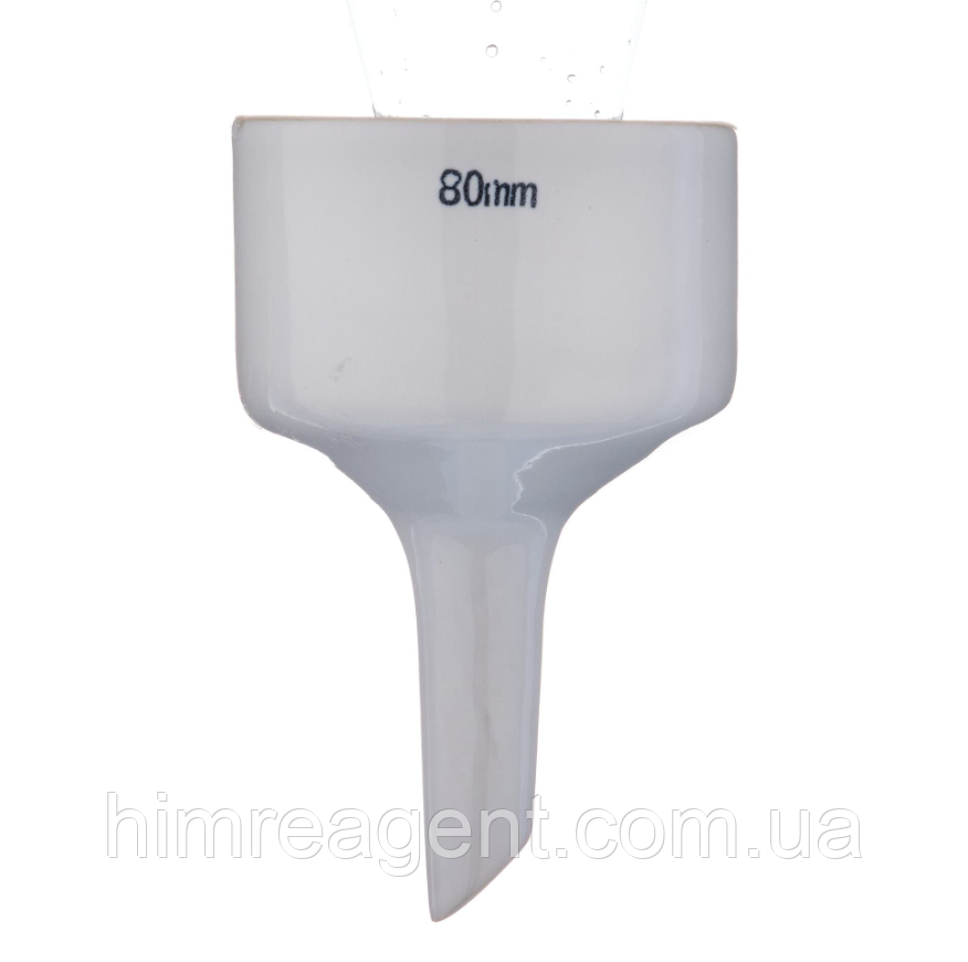 Лійка Бюхнера порцелянова 80 мм. (внутрішній діаметр 70 мм.), фото 1