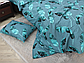 Сімейний комплект (Бязь) | Комплект постільної білизни«Тропічний лист» | Простирадло 240х220 см, фото 8