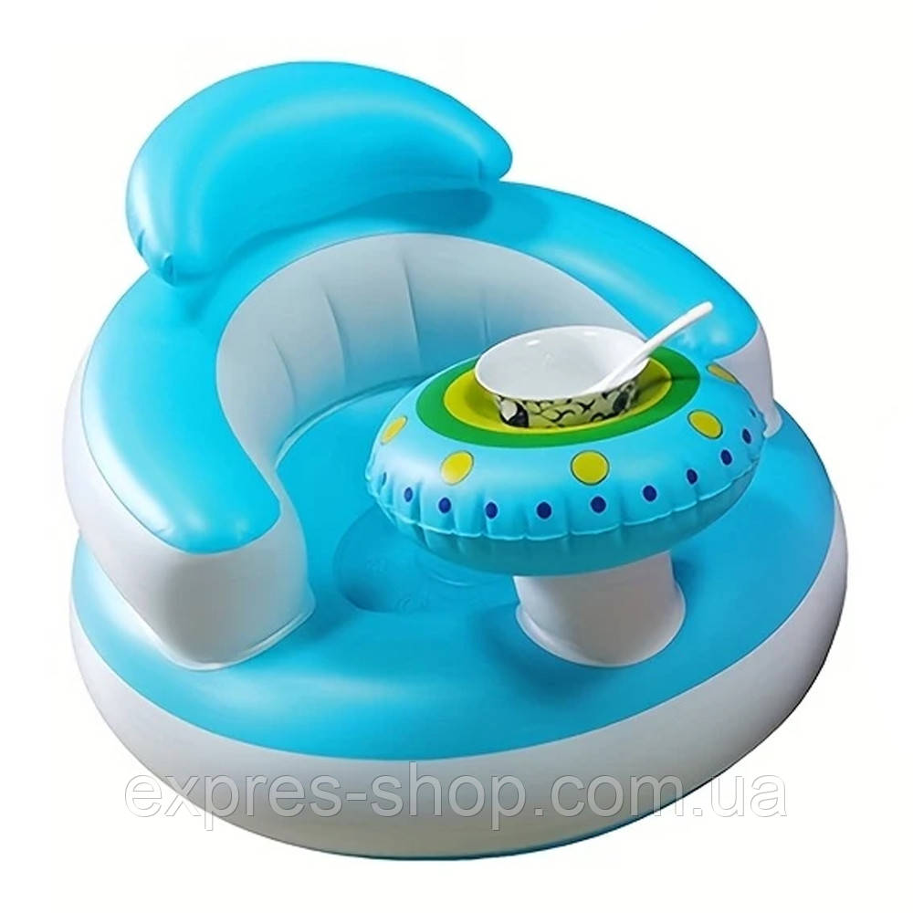 Дитяче надувне крісло з підстаканником 47см / Надувне крісло для дітей / Дитяче крісло надувне, фото 1