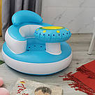 Дитяче надувне крісло з підстаканником 47см / Надувне крісло для дітей / Дитяче крісло надувне, фото 4