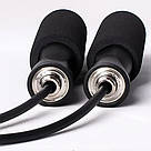 Скакалка для фітнесу RDX, Чорна / Тренувальна скакалка / Скакалка для тренувань, фото 4