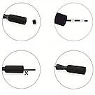 Скакалка для фітнесу RDX, Чорна / Тренувальна скакалка / Скакалка для тренувань, фото 5