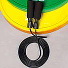 Скакалка для фітнесу RDX, Чорна / Тренувальна скакалка / Скакалка для тренувань, фото 8