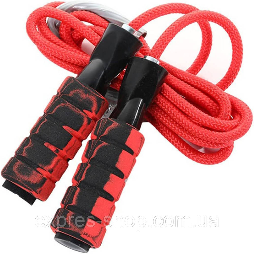 Швидкісна скакалка з шарикопідшипниками / Тренувальна скакалка / Скакалка для тренувань, фото 1