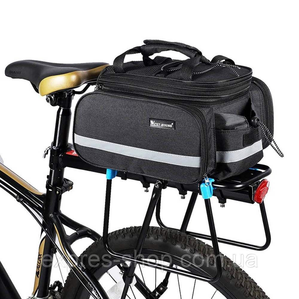 Велосипедна сумка на багажник 950С / Велосумка для аксесуарів / Сумка велосипедна, фото 1