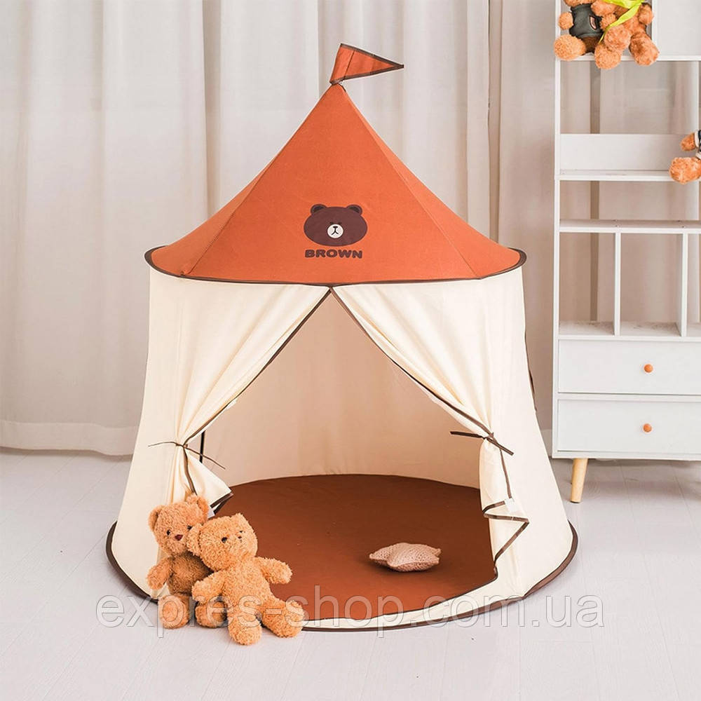 Дитячий намет ігровий Замок / Намет дитячий / Ігровий будиночок для дітей / Намет для дітей, фото 1