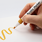 Акрилові маркери для малювання в кейсі, 24шт, Acril-24 / Набір маркерів / Акрилові фломастери для малювання, фото 3