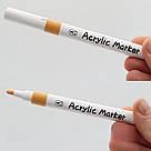 Акрилові маркери для малювання в кейсі, 24шт, Acril-24 / Набір маркерів / Акрилові фломастери для малювання, фото 6