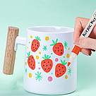 Акрилові маркери для малювання в кейсі, 24шт, Acril-24 / Набір маркерів / Акрилові фломастери для малювання, фото 7